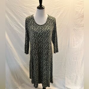 Garnet Hill A-Line Swing Dress.